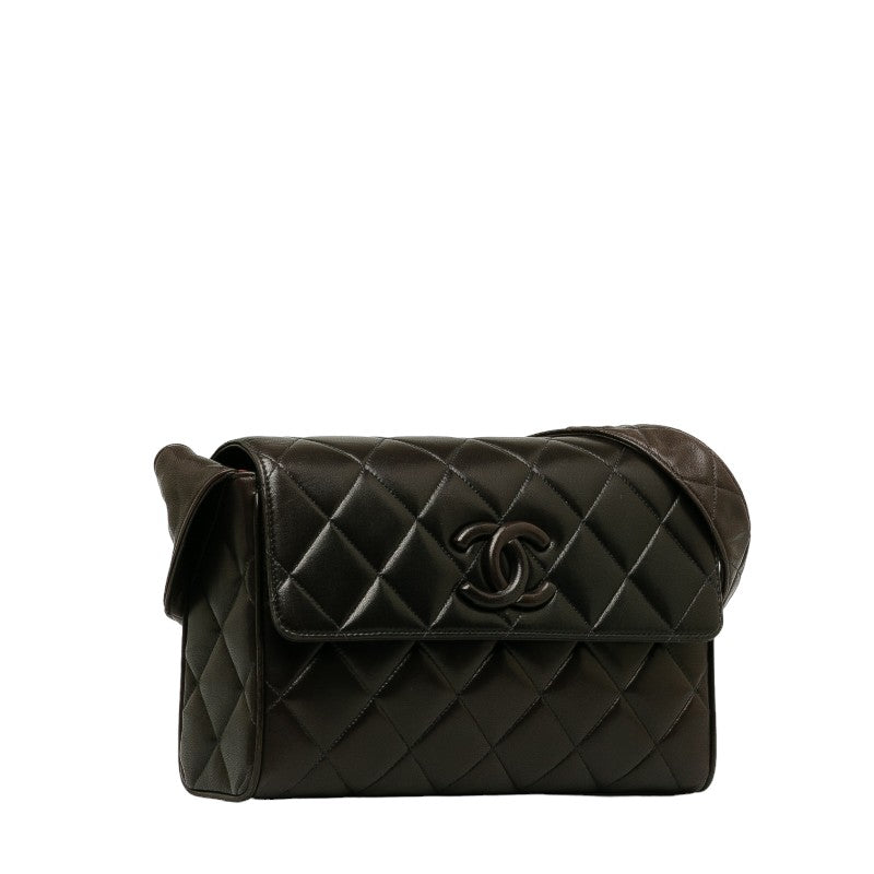 Top Quality Chanel Quilted Belt Bag Waist Bag Lambskin Black Ladies