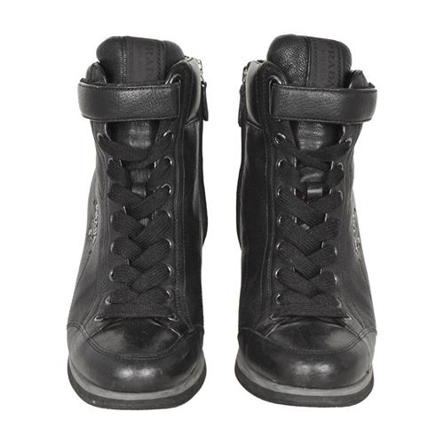 Prada Sport Leather Wedges