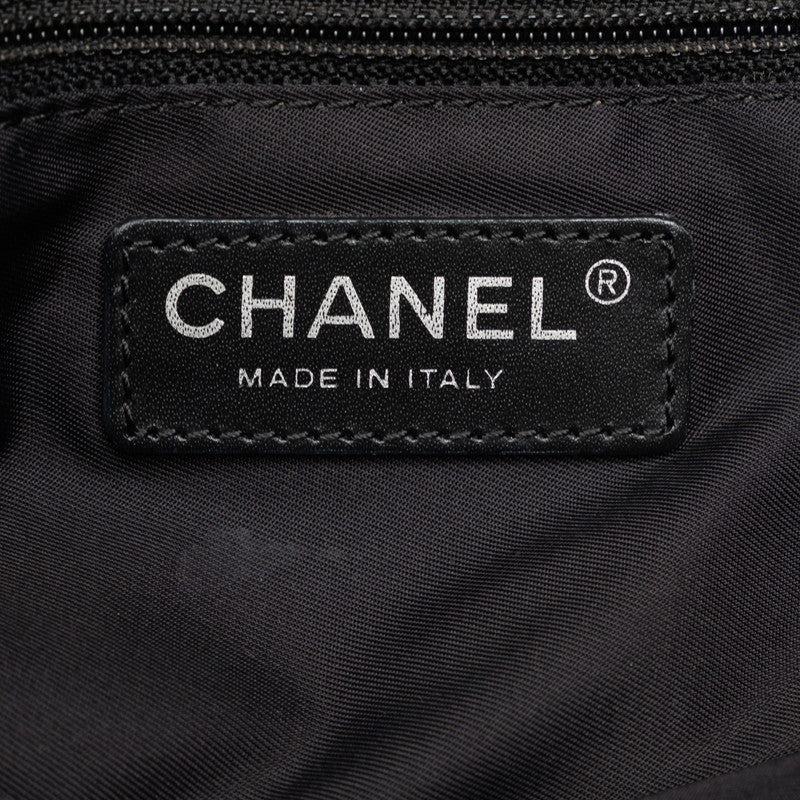Top Quality Chanel New Loveel Lines PM Tote Bag Handbag Brown Black Nylon Leather  CHANEL