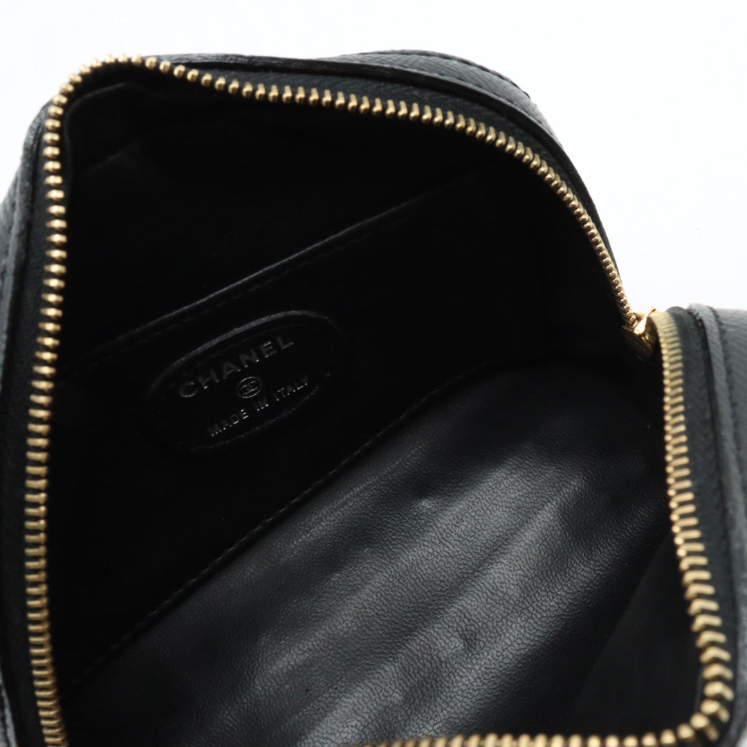 Top Quality Chanel Top Quality Chanel COCOMARK Caviar Skin Mini  Multi-Pocket Lace Black Black Black Gold  Black Blue/Montana Quality