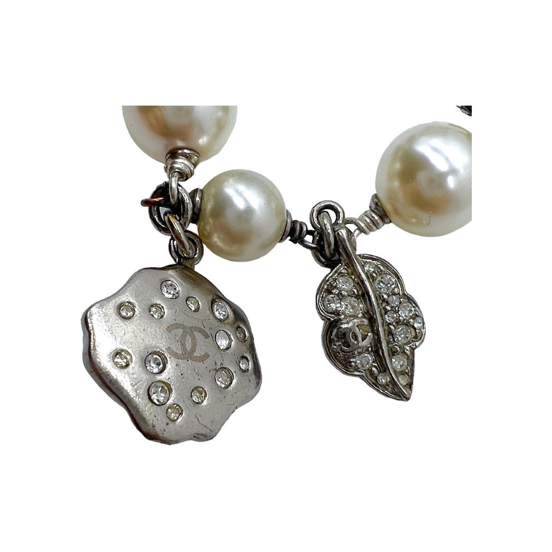 Top Quality Chanel Vintage Pearl Charm Choker Necklace