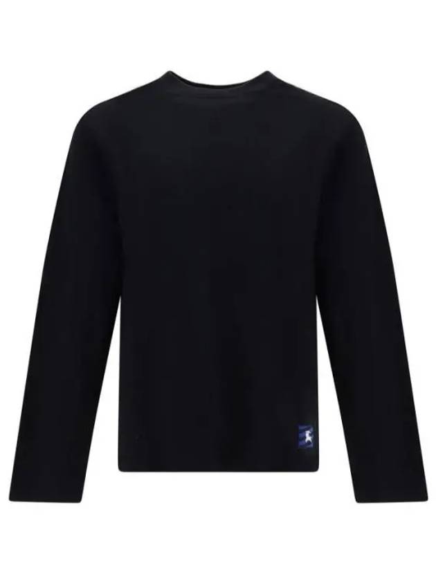 Burberry Cotton Long Sleeve T-Shirt Black