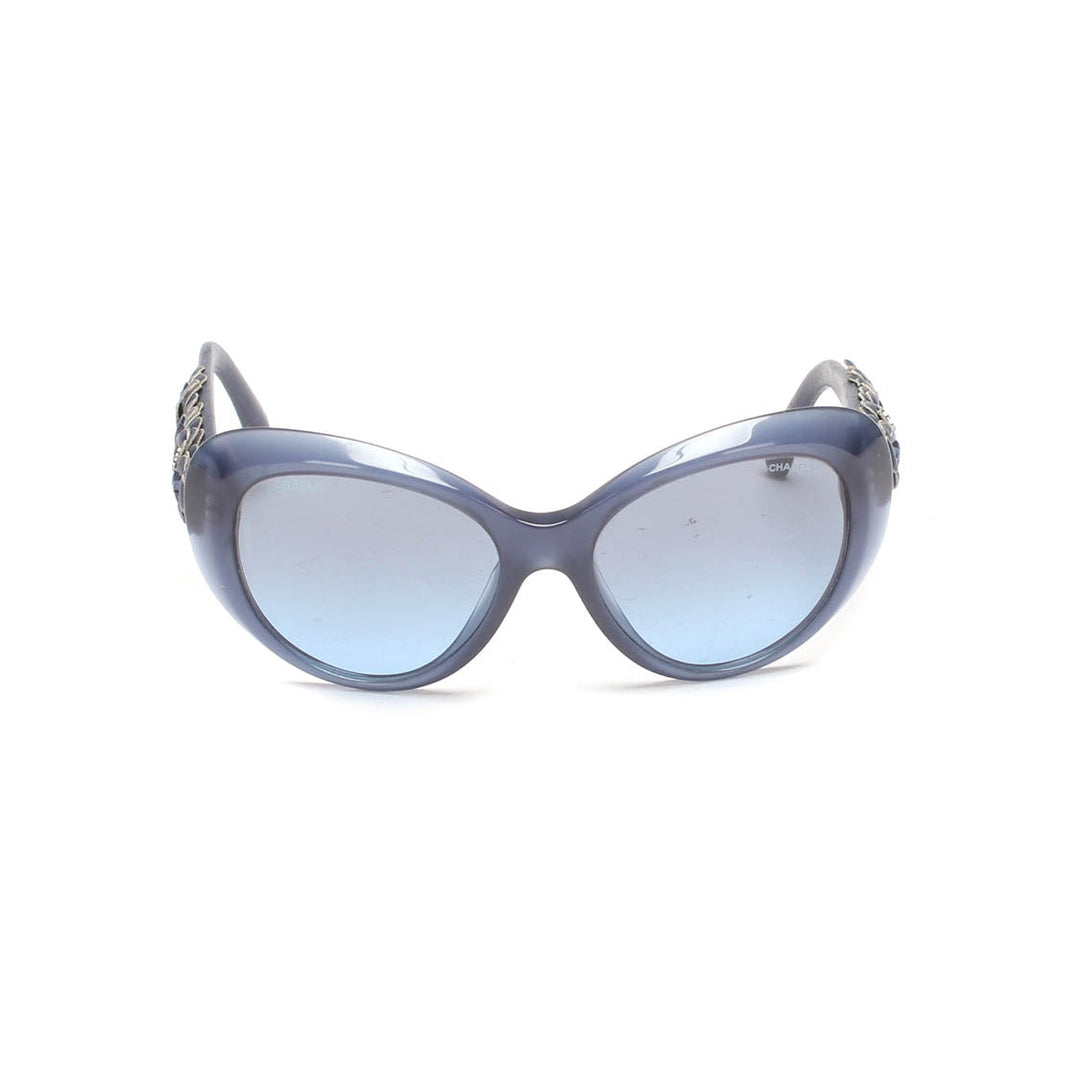 Chanel Camellia Cat Eye Tinted Sunglasses