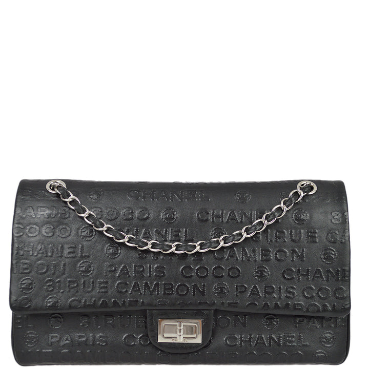 Top Quality Chanel * Black Lambskin Mademoiselle Lock Double Flap Shoulder Bag