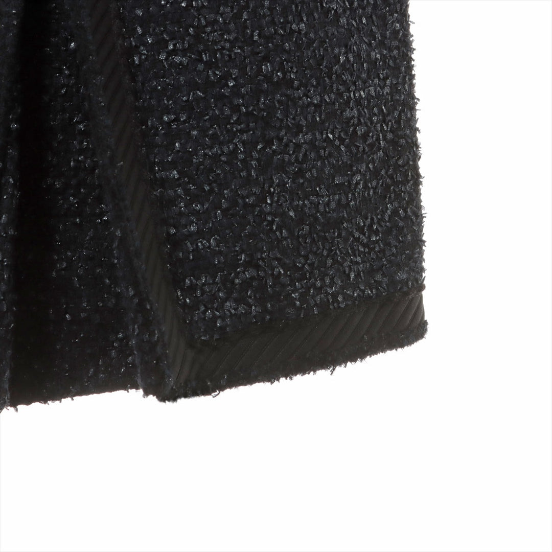 Top Quality Chanel Coconut Button P36 Wool x Nylon Setup 36/38  Black Twid