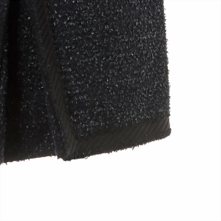 Top Quality Chanel Coconut Button P36 Wool x Nylon Setup 36/38  Black Twid
