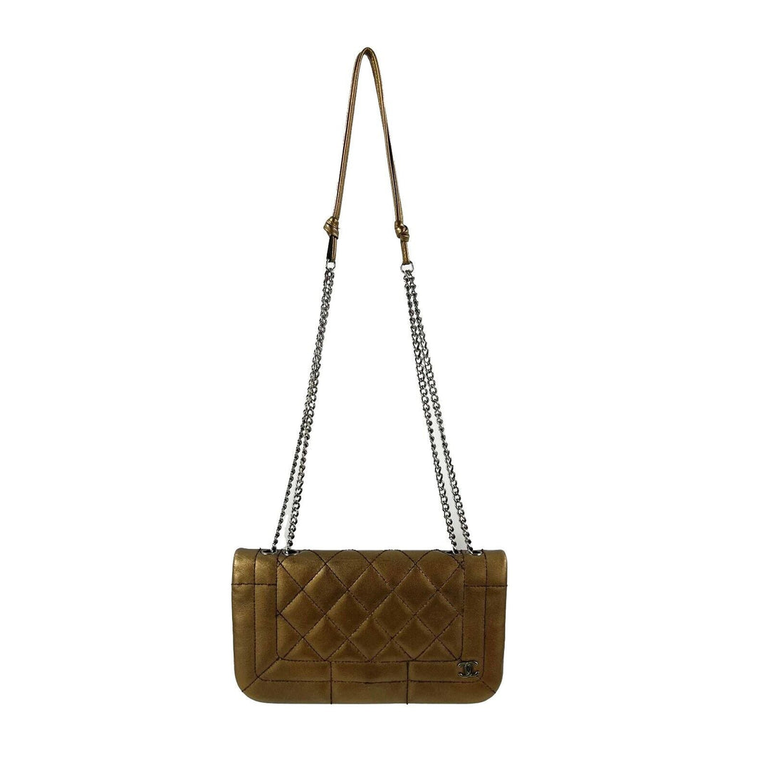 Chanel - 2008 Rectangular Quilted Leather Full New Shoulder Bag / Crossbody