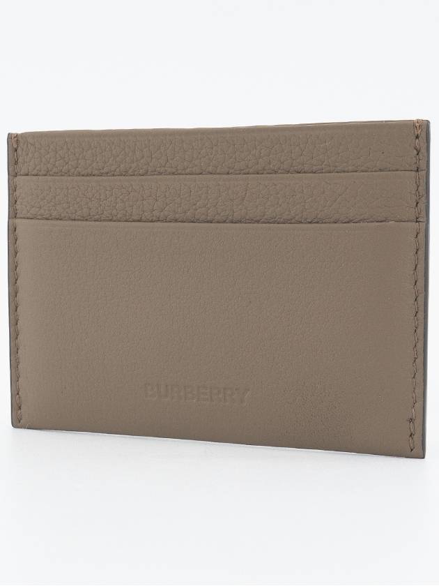Burberry Grainy Leather Card Wallet Brown