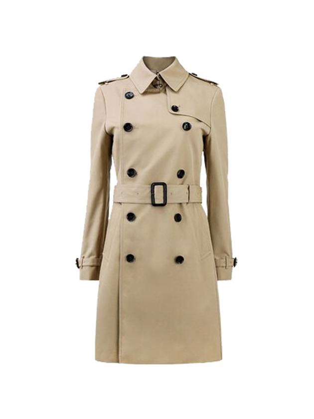 Burberry WoMen's Harbon Half Trench Coat Beige
