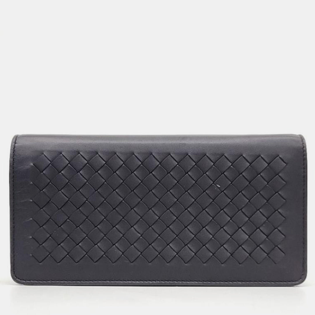 Bottega veneta Black Leather Mesh Crossbody Bag