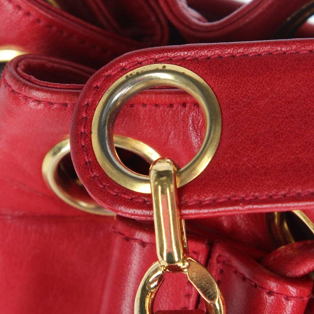 Top Quality Chanel Top Quality Chanel Red Bucket Bag