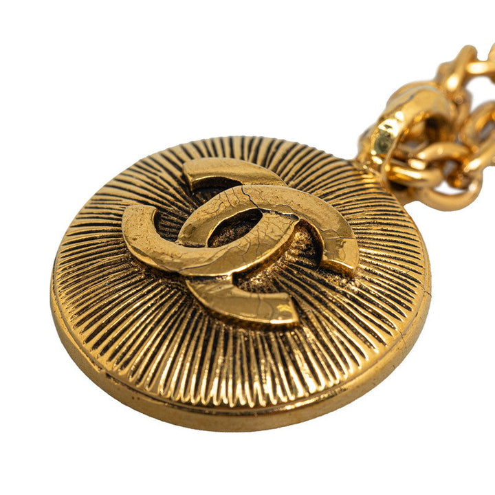 Top Quality Chanel Vint Coco Medal Necklace G   Chanel