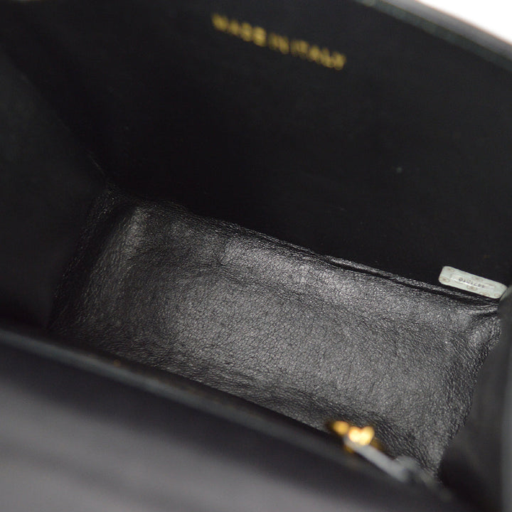 Top Quality Chanel * Black Lambskin Top Handle Bag