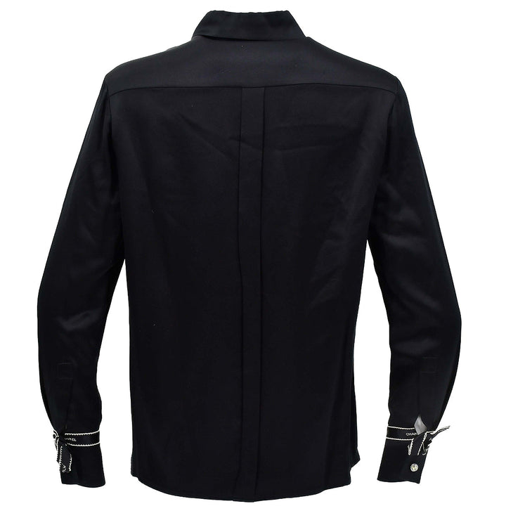 Top Quality Chanel Blouse Shirt Black 94A #38