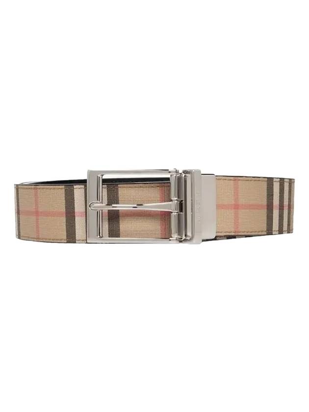 Burberry Reversible Leather Belt Beige