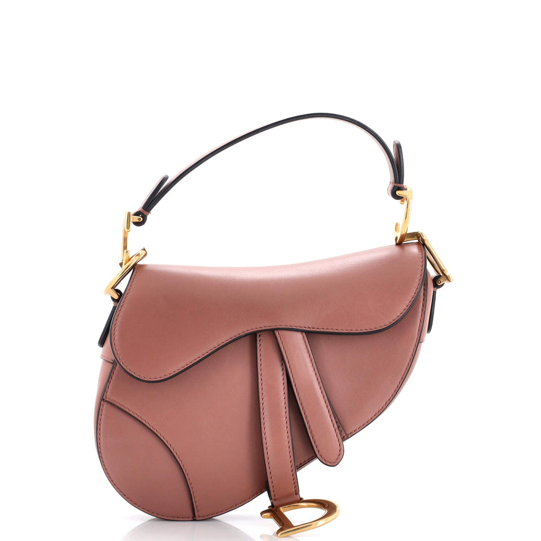 Top quality Dior Saddle Handbag Leather Mini