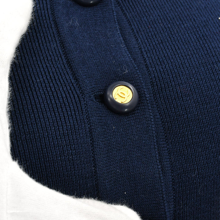 Top Quality Chanel Cardigan Navy 94P #42
