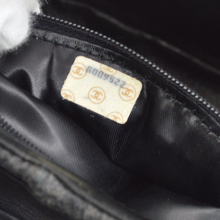 Top Quality Chanel 1991-1994 Gray Felt Shoulder Bag