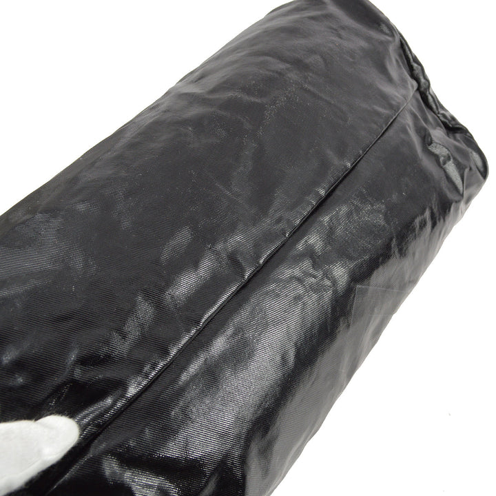 Top Quality Chanel Black Vinyl Sport Line Duffle Gym Bag