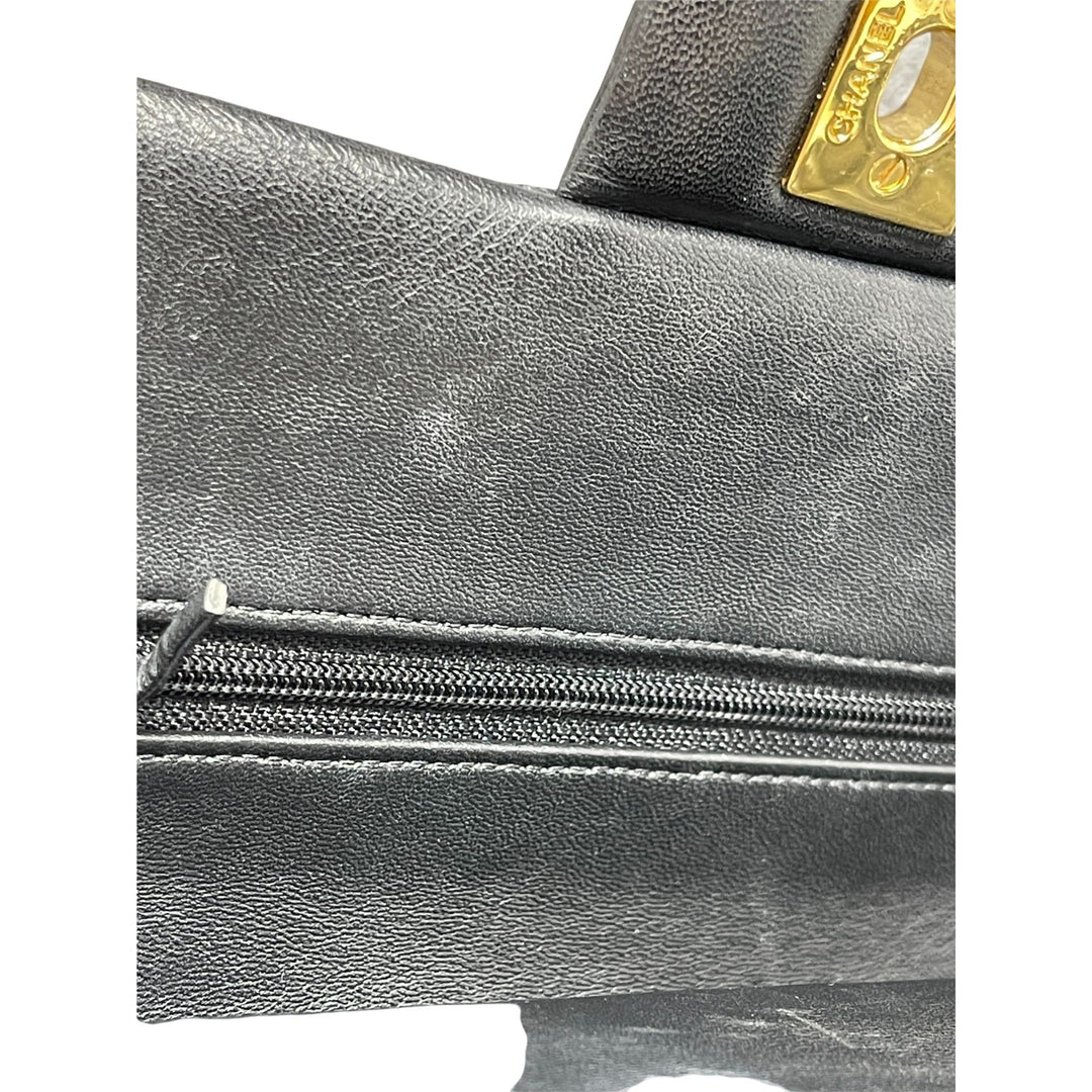 Top Quality Chanel Top Quality Chanel Classic Double New Bag Quilted Lambskin Small - Black