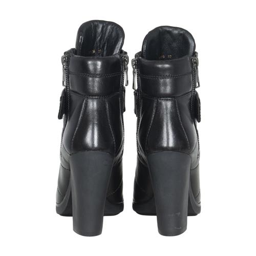 Prada Sport Leather Lace-Up Boots