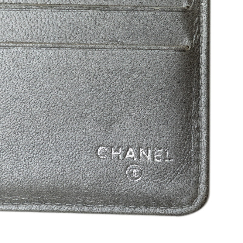 Top Quality Chanel CAMERIA COCOMARK Double Folded Wallet Black   CHANEL