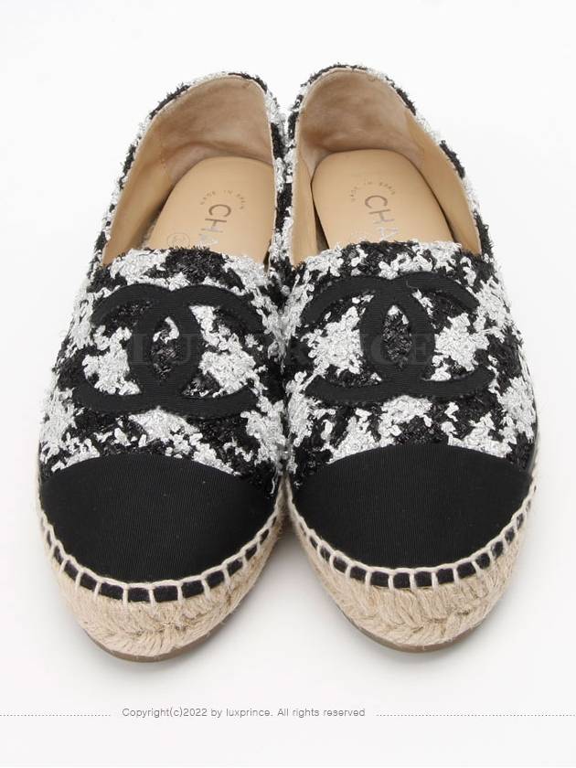 Pearl tweed espadrille 1177hva Chanel