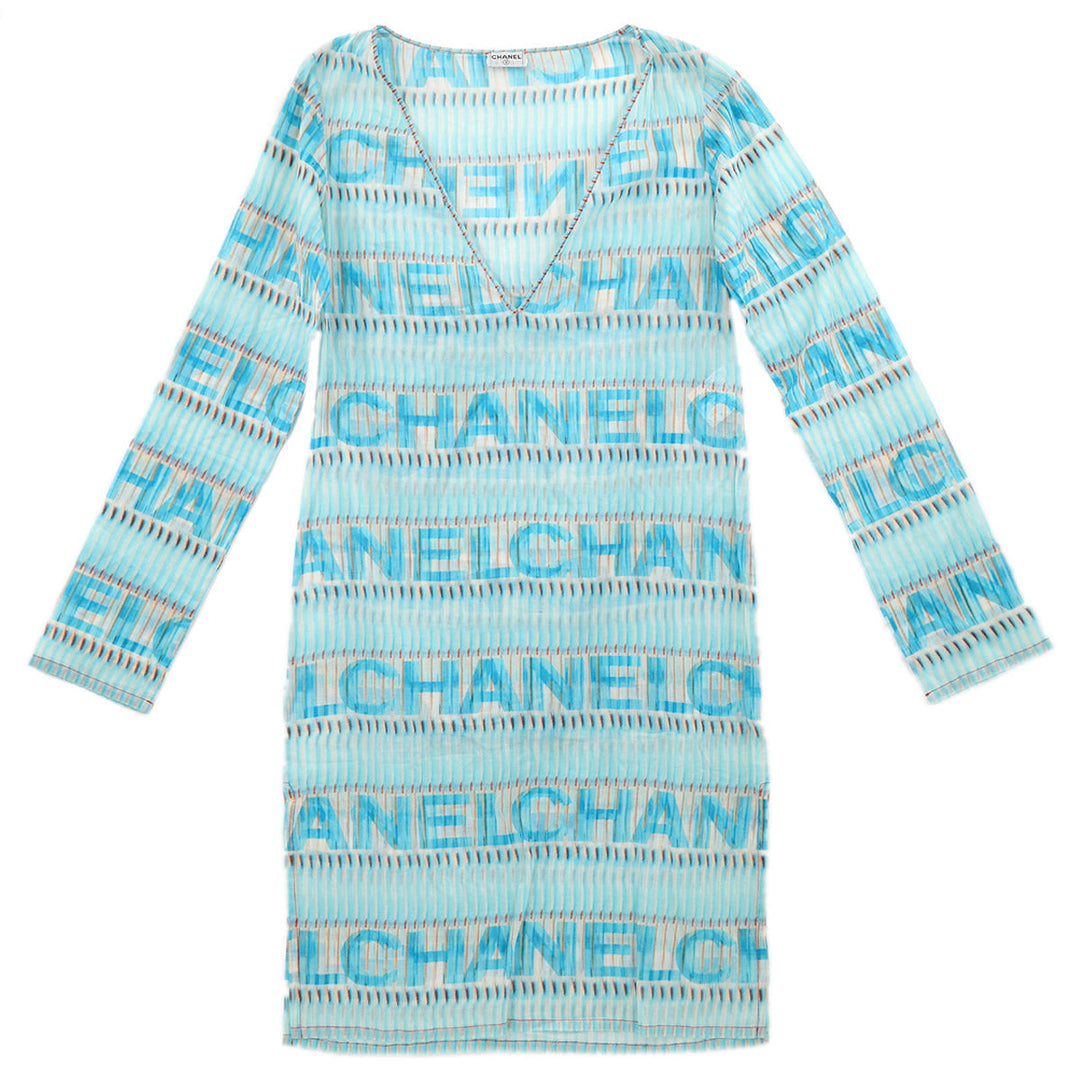 Top Quality Chanel Dress Light Blue