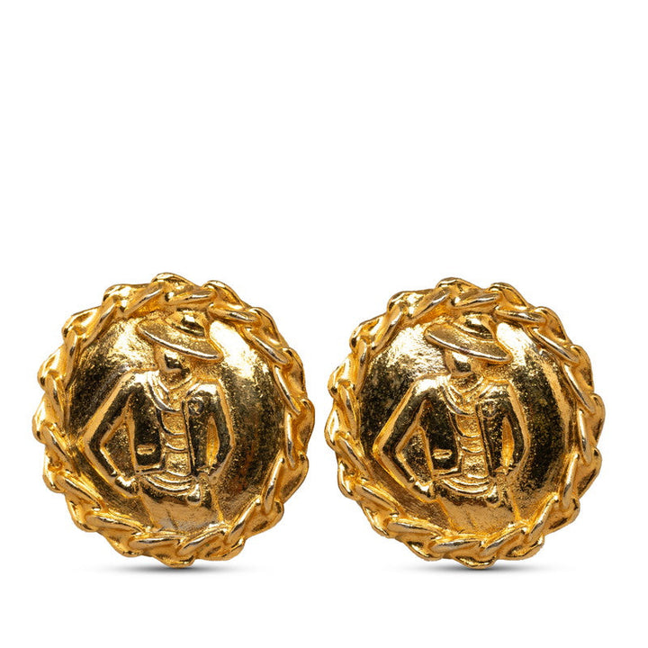 Top Quality Chanel Mademoiselle Round Earring G   Chanel