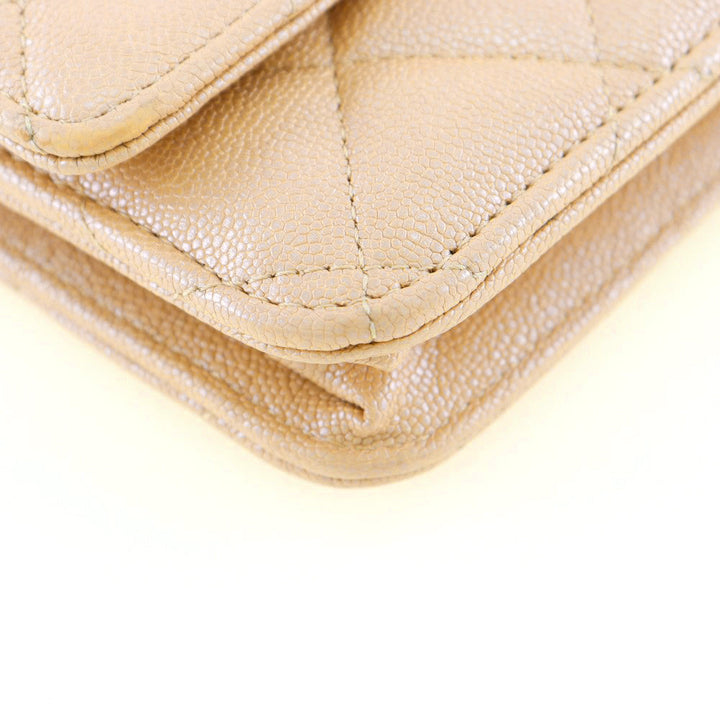 Top Quality Chanel Classic Chain Wallet Caviar Skin