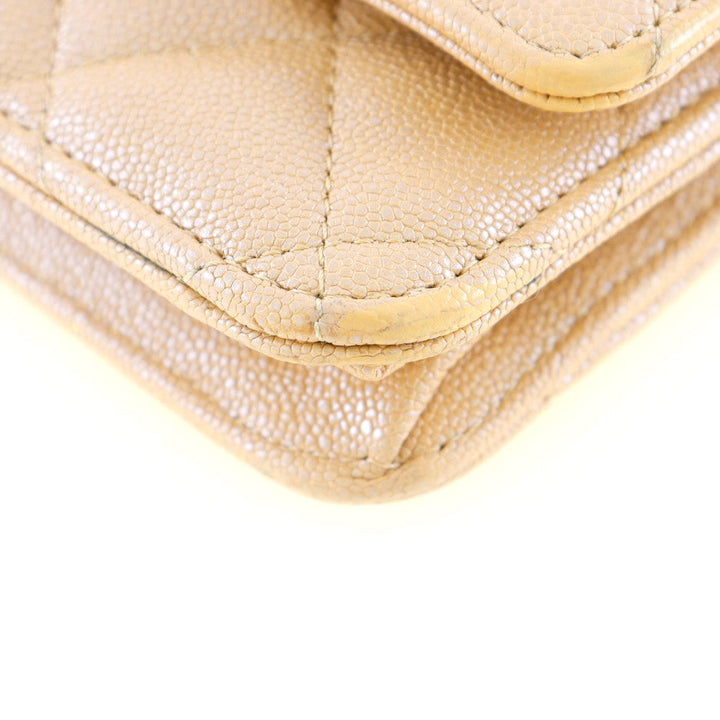 Top Quality Chanel Classic Chain Wallet Caviar Skin