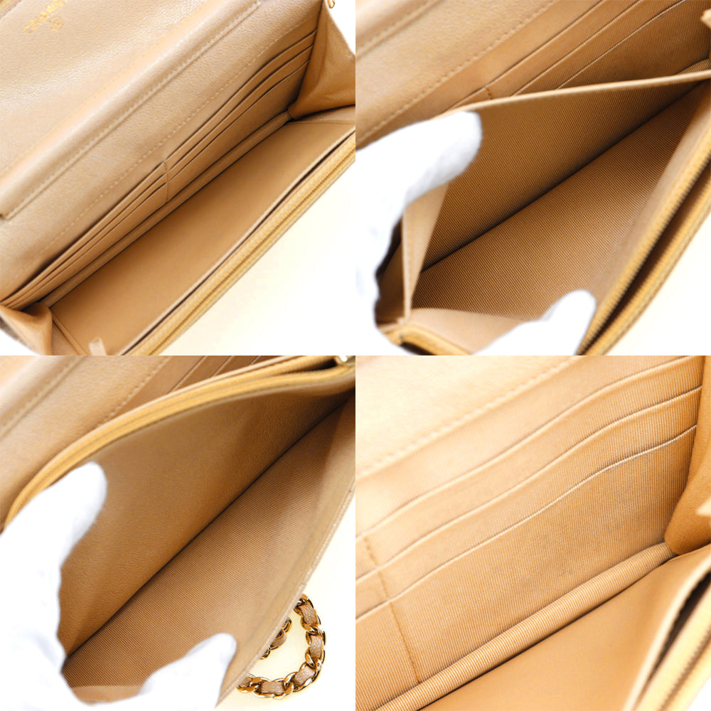 Top Quality Chanel Classic Chain Wallet Caviar Skin