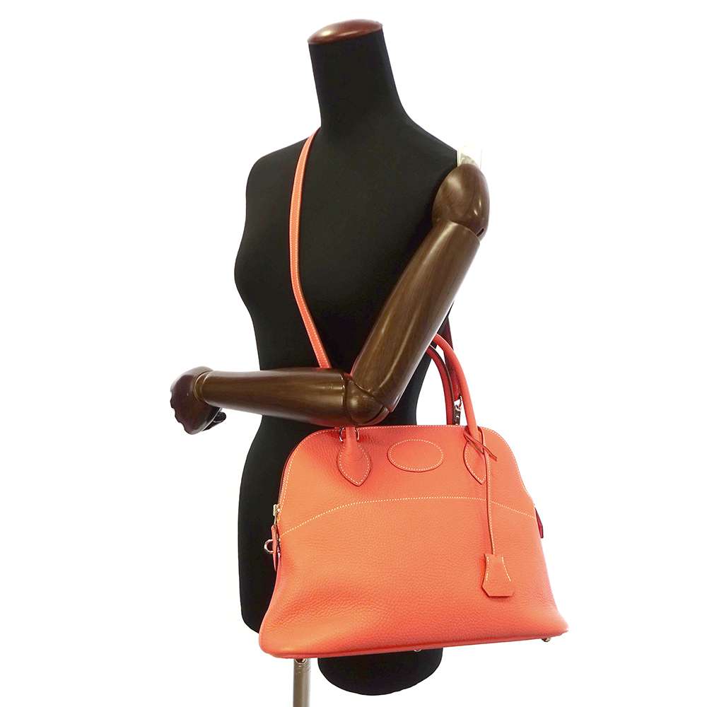 HERMES Bolide Crevette Taurillon Clemence Size 31