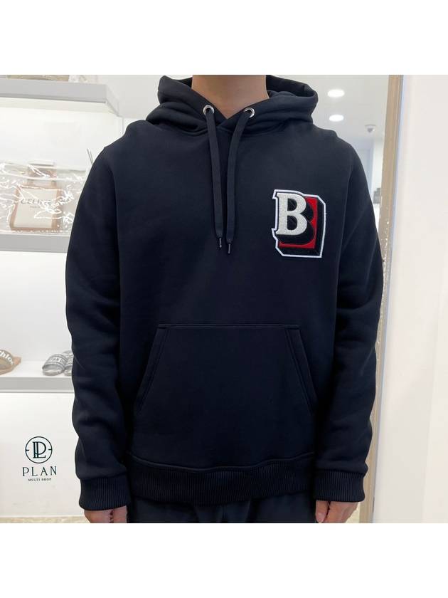 Burberry Men's Graphic Logo Hoodie Black