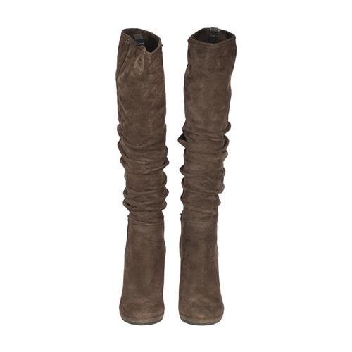 Prada Sport Suede Wedge Boots