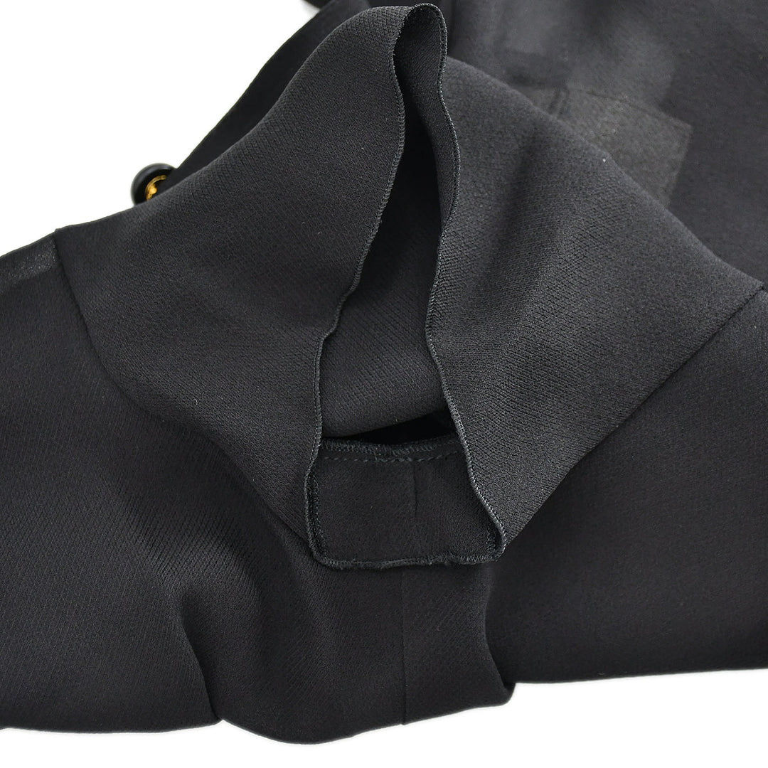 Top Quality Chanel Sleeveless Dress Black 97P #36