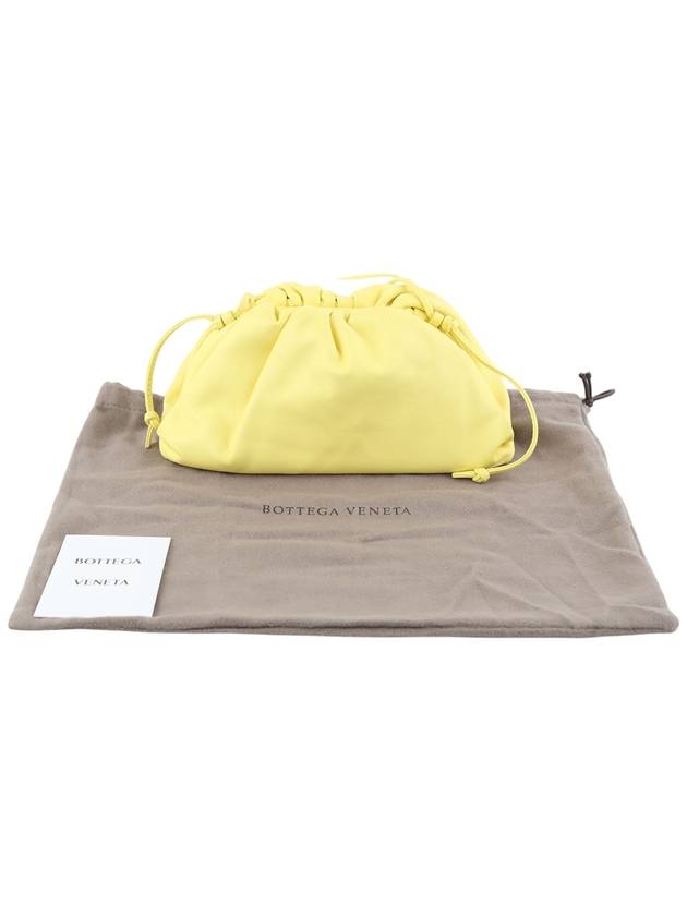 Bottega veneta 585852 Mini Pouch Dumpling Cross Bag Yellow 33907 2
