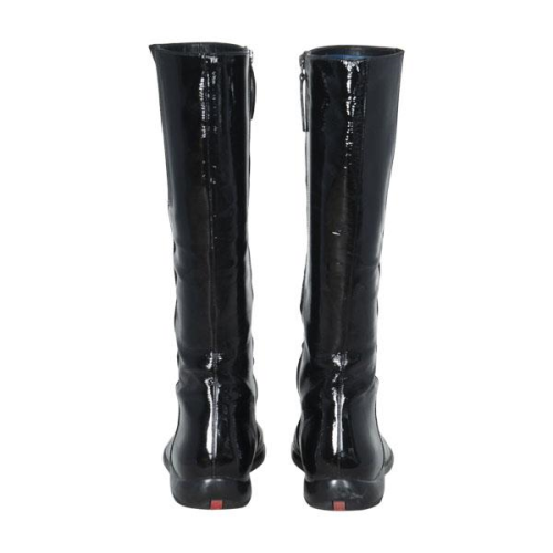 Prada Sport Patent Leather Mid-Calf Boots