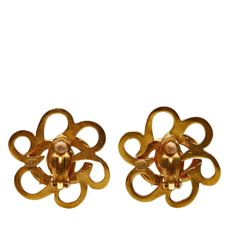Top Quality Chanel Flowers Cocomark Earrings Gold  Ladies Chanel