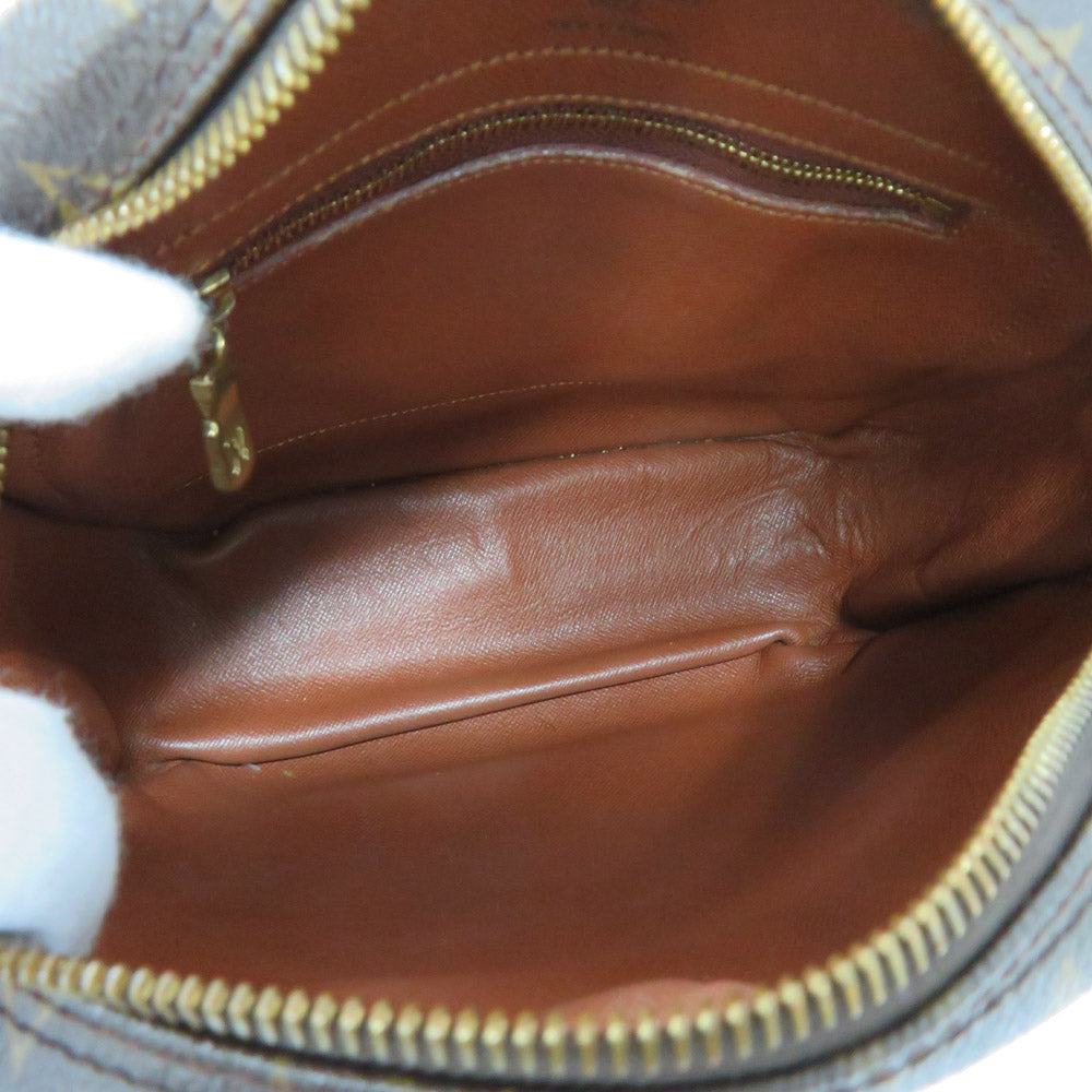 Louis Vuitton M51222 Monogram Shoulder Bag Crossbody Leather PVC Brown