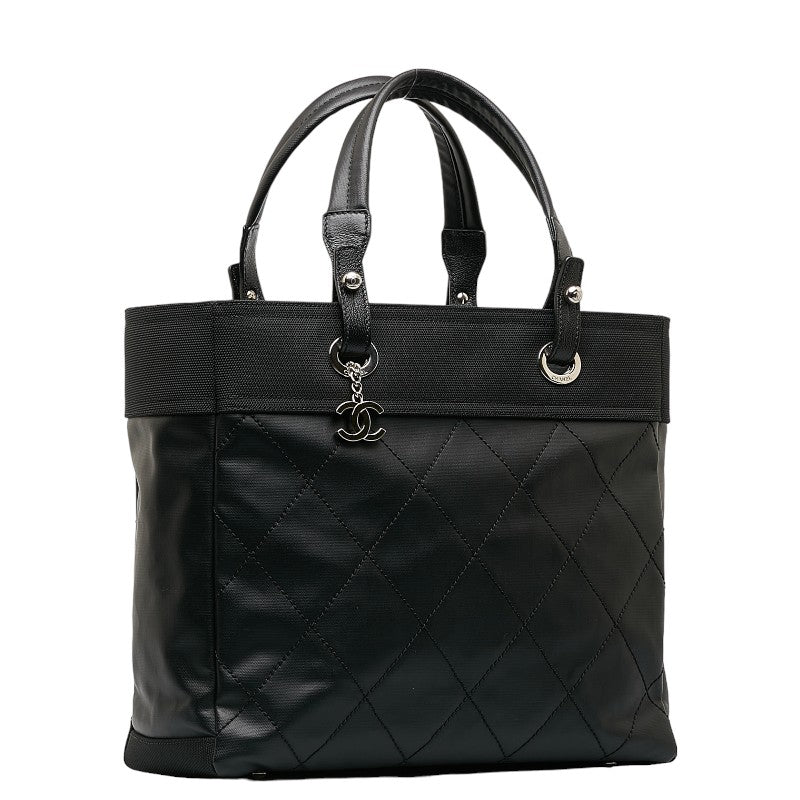 Top Quality Chanel COCOMARK PARIBIARITZ  MM Handbags  A34209 Black PVC canvas LADY CHANEL