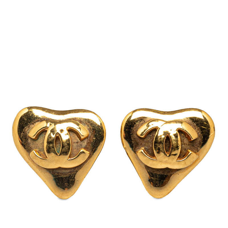 Top Quality Chanel COCOMARK HEART EARLING GOLD MECKING LADY CHANEL