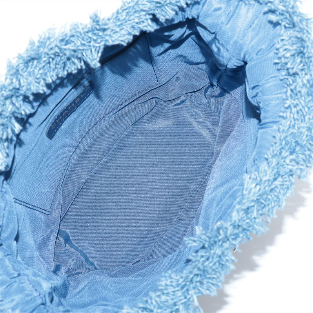 Top Quality Chanel Matrasse Denim Handle Shoulder Bag Blue G