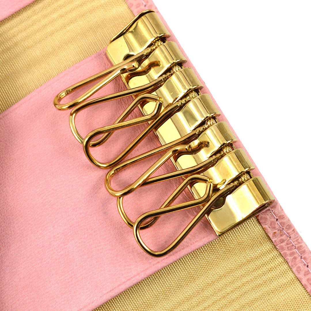 Top Quality Chanel 2003-2004 Timeless Key Case Pink Caviar