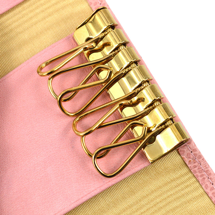 Top Quality Chanel 2003-2004 Timeless Key Case Pink Caviar
