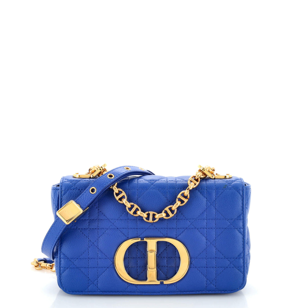 Top quality Dior Caro Bag Cannage Quilt Calfskin Small