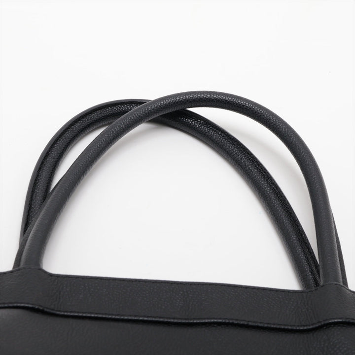 Top Quality Chanel Coco Caviar S Handbag Black Gold  9th