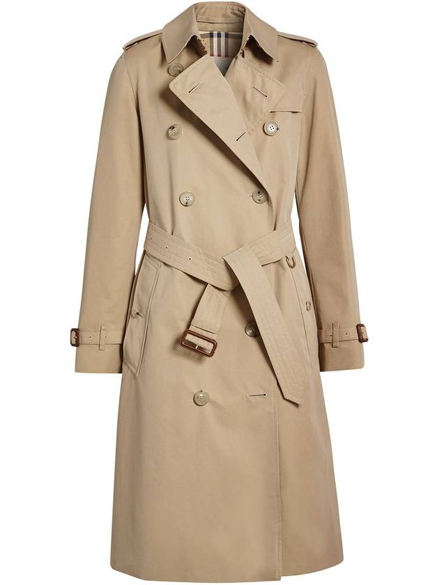 Burberry The Long Kensington Heritage Trench Coat Honey