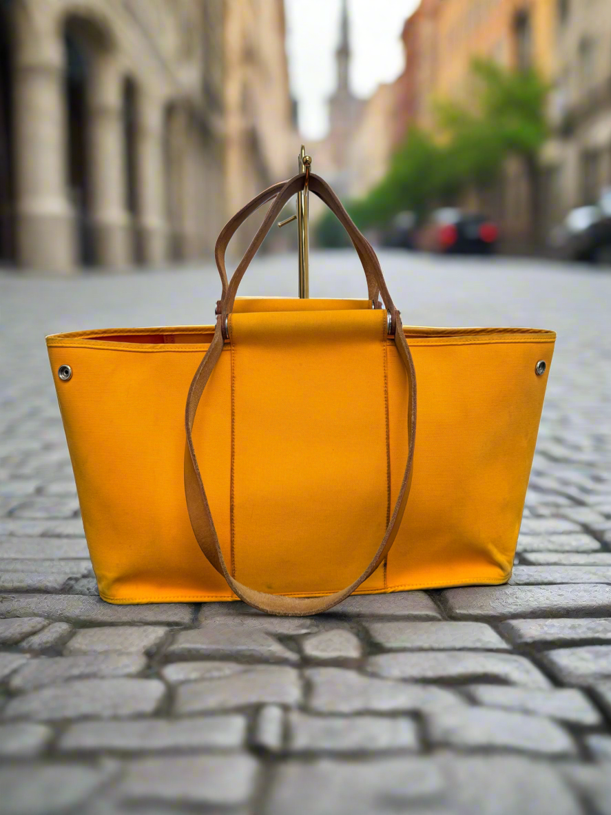 Hermes Yellow Kabak Shoulder Bag