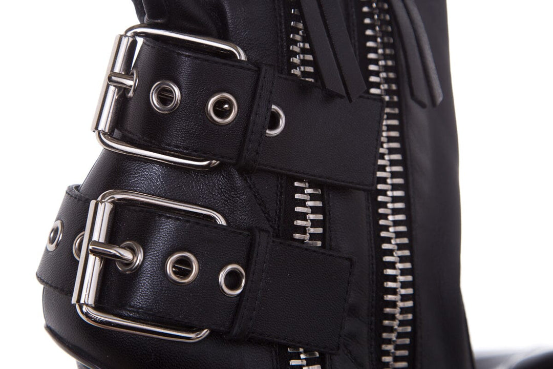Giuseppe Zanotti Alien/Waby Black Booties SZ 9